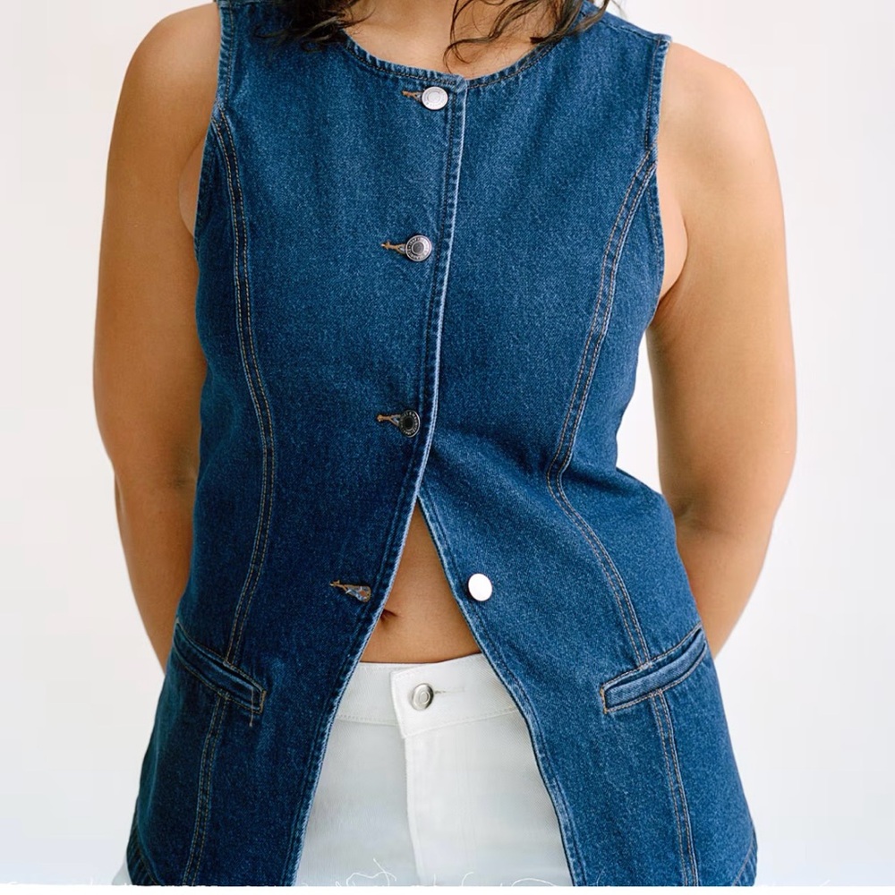H&M denim vest